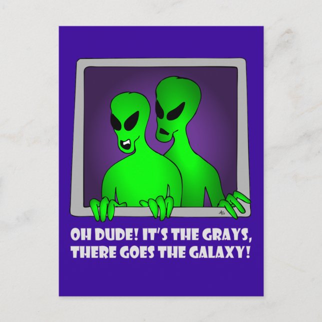 CARTE POSTALE ALIEN GALAXY-5 (Devant)