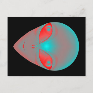 CARTE POSTALE ALIEN GRADIENT