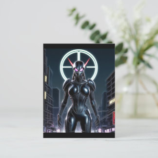 Carte Postale Alien Raven 24