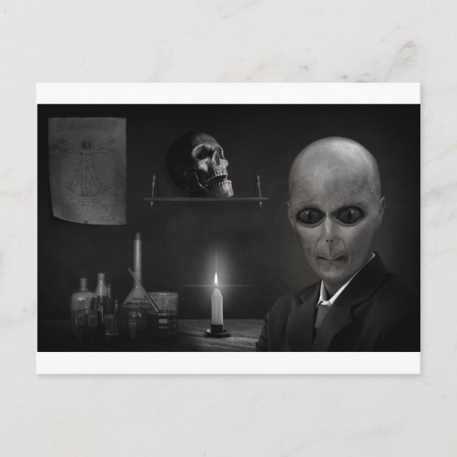 Carte Postale alien roswell (Devant)