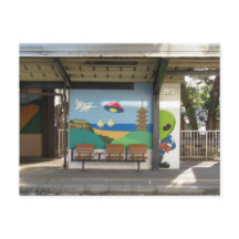 Alien spatial de la station Hakui : Ishikawa, Japo