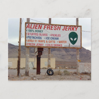 CARTE POSTALE ALIENS !