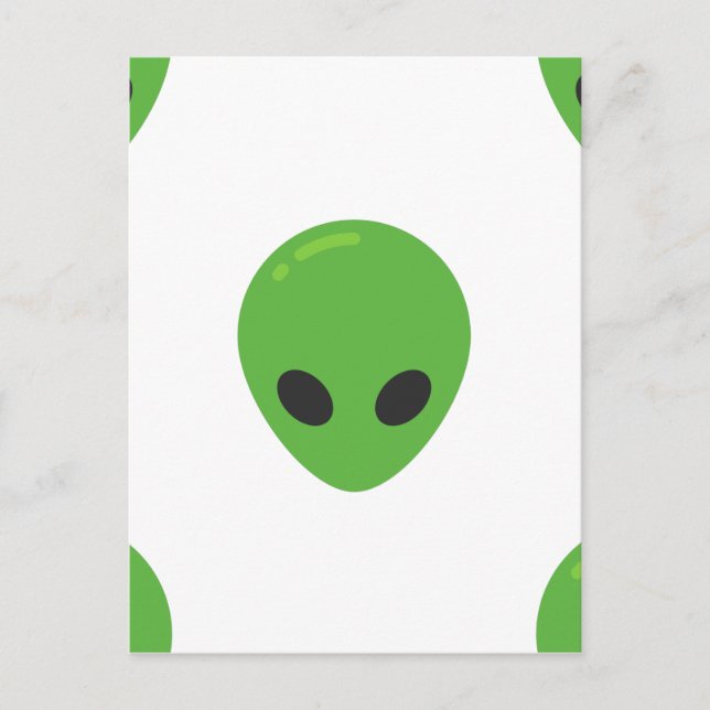 Carte Postale aliens émoji (Devant)