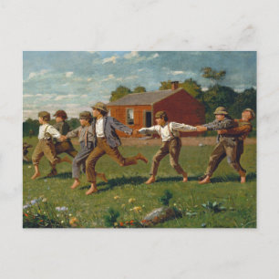 Carte Postale Aligner la touche   Winslow Homer