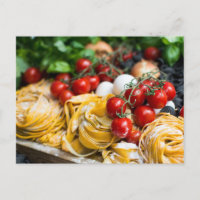 Alimentation italienne Pasta Tomate Basil