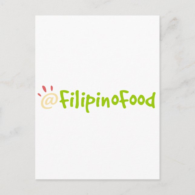 Carte Postale Alimentation philippine (Devant)