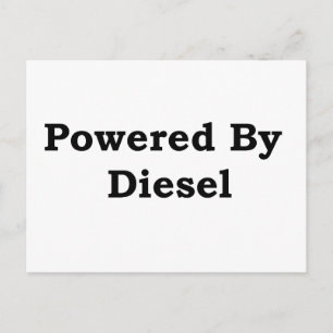 Carte Postale Alimenté Par Diesel
