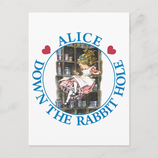CARTE POSTALE ALIQUEZ LE TROU DE RABBBIT (Devant)
