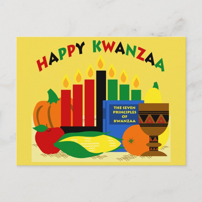 CARTE POSTALE ALKEBULAN - KWANZAA CADRE (Devant)