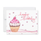 Carte postale All Pink and Sparkday Birthday Fanfa