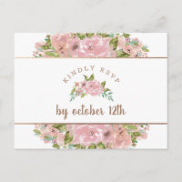 Allant Rose Vintage Dusty Repas Rose Choix RSVP