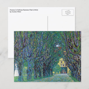 Carte Postale Allée dans le parc du château de Kammer par Gustav