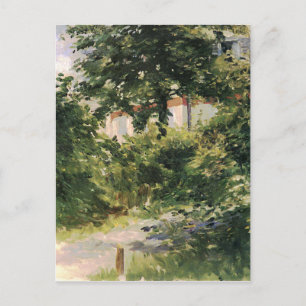 Carte Postale Allée du jardin à Rueil  Edouard Manet