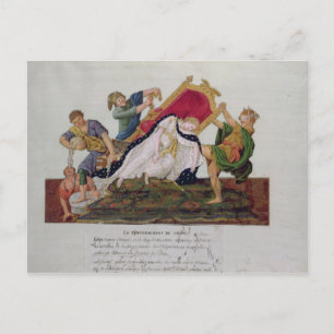Carte Postale Allégation du renversement du trône
