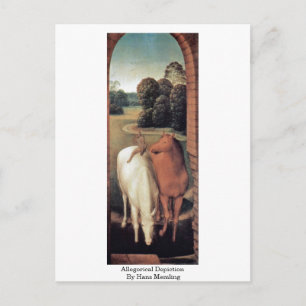 Carte Postale Allégorie De Hans Memling