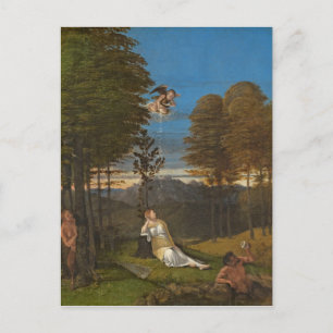 Carte Postale Allégorie de la chasteté, ch. 1505 (huile sur pann
