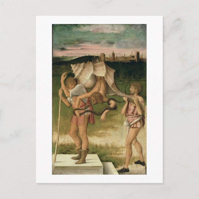 Carte Postale Allégorie de la sagesse (huile sur panneau) (Devant)