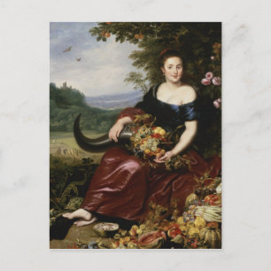 Carte Postale Allégorie de la Terre