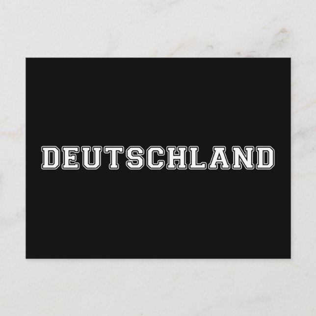 Carte Postale Allemagne (Devant)