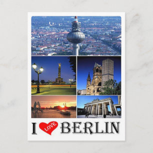Carte Postale Allemagne - Berlin - I Love -