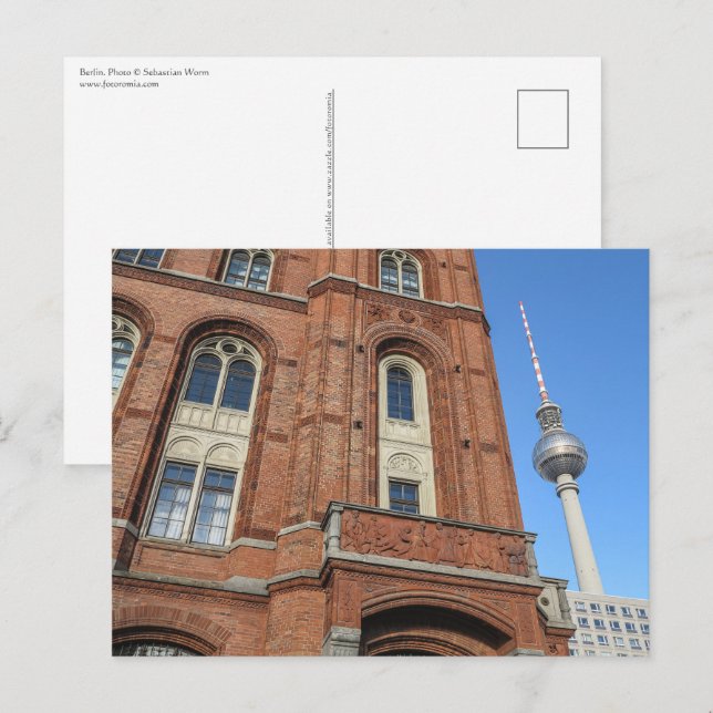 Carte Postale Allemagne de Berlin (Devant / Derrière)