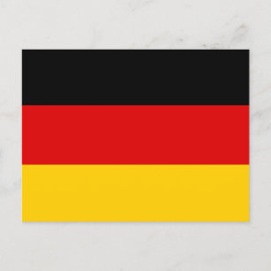 Carte Postale Allemagne Drapeau Deutschland patriotique allemand