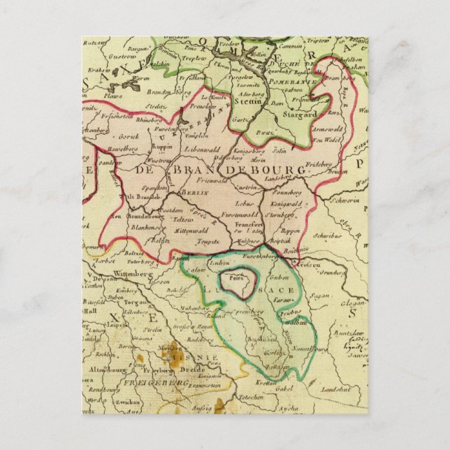 Carte Postale Allemagne et Pologne (Devant)