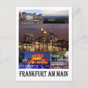 Carte Postale Allemagne - Francfort - Mosaïque -