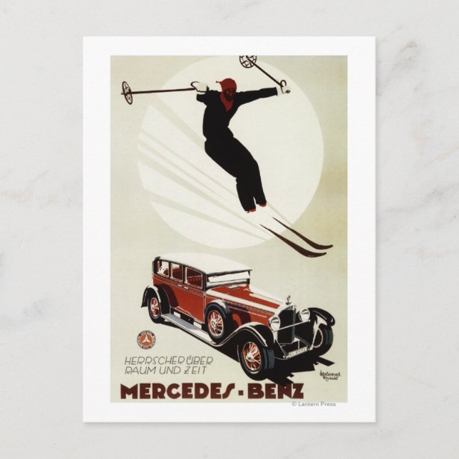 Carte Postale Allemagne - Skier Jumping (Devant)