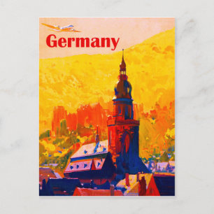 Carte Postale Allemagne, voyage vintage