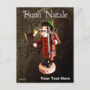 Carte Postale Allemand "Homme Fumeur" Incendie - Noël