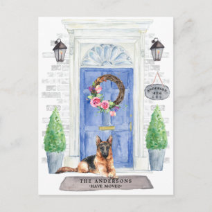 Carte postale allemande Shepherd Moving Faire-part