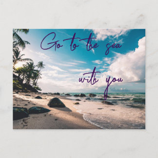 Carte Postale Aller à la mer