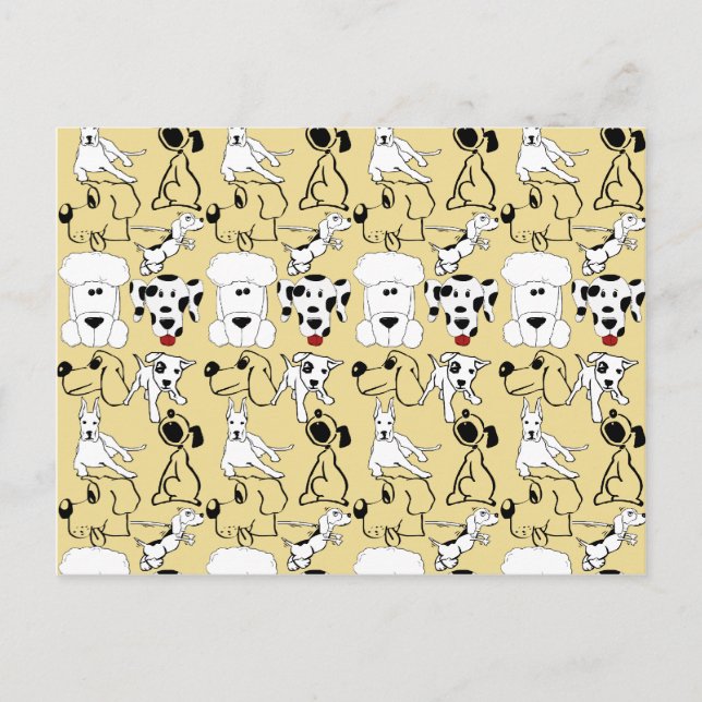 Carte Postale Aller aux Chiens Animaux Amateurs Vet Chiens Cadea (Devant)