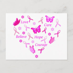 Carte Postale Aller rose