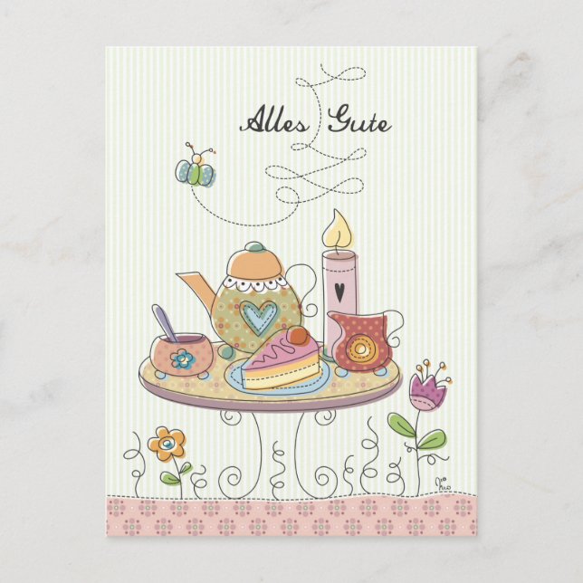 Carte Postale Alles Gute (Devant)