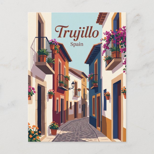 Carte Postale Alley, Trujillo Espagne (Devant)