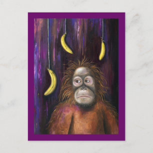 Carte Postale Allez à la banane !