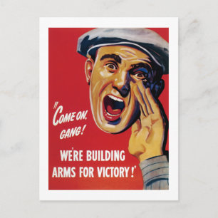 Carte Postale Allez Gang !