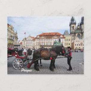 Carte Postale Allez visiter Prague Postcard
