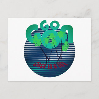 Carte Postale allez-y - une fois dans la vie