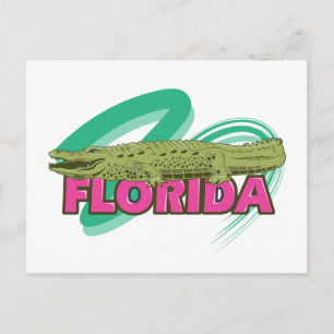 Carte Postale Alligator de Floride