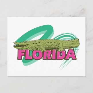 Carte Postale Alligator de Floride