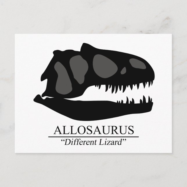 Carte Postale Allosaurus (Devant)