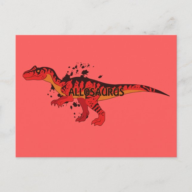 Carte Postale Allosaurus (Devant)