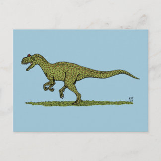 Carte Postale Allosaurus de Dinosaure Jurassique