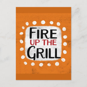 Carte postale : Allumez le grill !