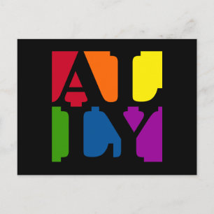 Carte postale Ally Pop Black