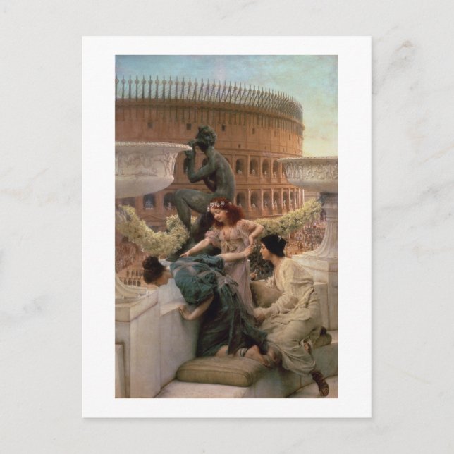 Carte Postale Alma Tadema | Coliseum 1896 (Devant)