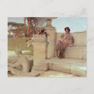 Carte Postale Alma Tadema   The Voice of Spring 1908